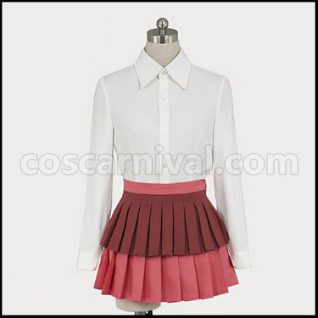 Umineko When They Cry Ushiromiya Shizuka Outfit + Wig 2-Piece Set coscarnival - Hem Detail