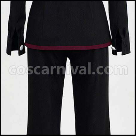 Bakemonogatari Koyomi Araragi Costume and Boots Set coscarnival - Detail Close-up