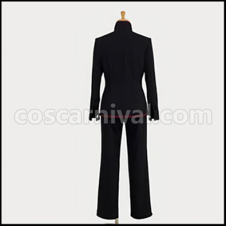 Bakemonogatari Koyomi Araragi Costume and Boots Set coscarnival - Hem Detail