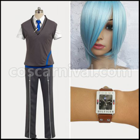 Starry Sky Homare Kanakubo Outfit + Wig 2 Piece Set coscarnival - Front View