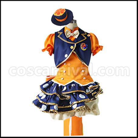 Love Live! SR Fruit Parlor Edition Awakening After Honoka Kosaka Cosplay Costume coscarnival - Front View