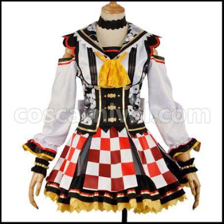 Love Live! Sunshine!! Taisho Roman Edition After Awakening Kimono Hanamaru Kunikida Cosplay Costume coscarnival - Front View