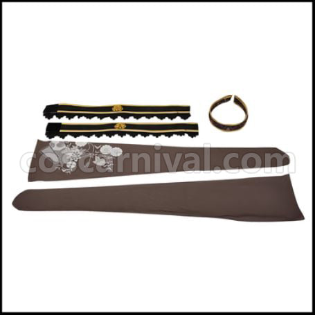 Love Live! Sunshine!! Taisho Roman Edition After Awakening Kimono Hanamaru Kunikida Cosplay Costume coscarnival - Collar Design