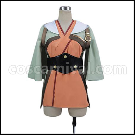 Kabaneri of the Iron Fortress Kajika Cosplay Costume coscarnival - Front View