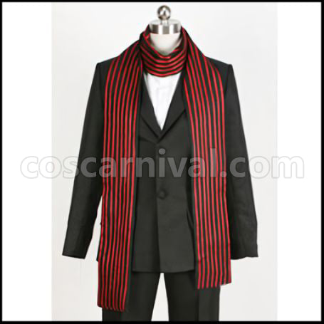 Uta no Prince-sama Ichinose Tokiya Black Uniform Cosplay Costume coscarnival - Front View