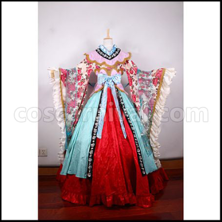 Magi Ren Kougyoku Kou Empire Cosplay Costume coscarnival - Back View