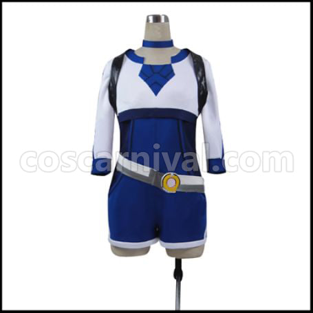 Pok¨¦mon GO Female Beginner Blue Cosplay Costume coscarnival - Front View