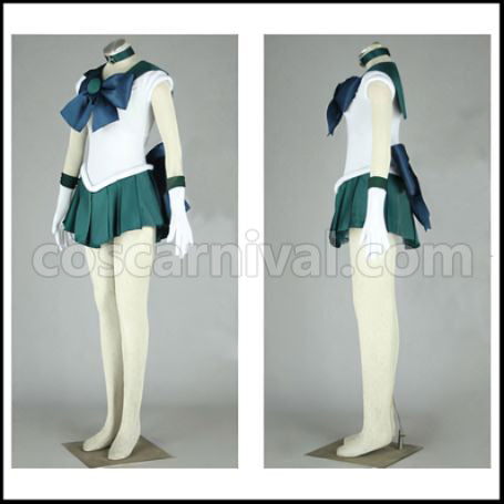 Sailor Moon Michiru Kaioh Cosplay Costume coscarnival - Back View