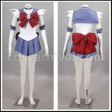 Sailor Moon Hotaru Tomoe Cosplay Costume coscarnival - Front View
