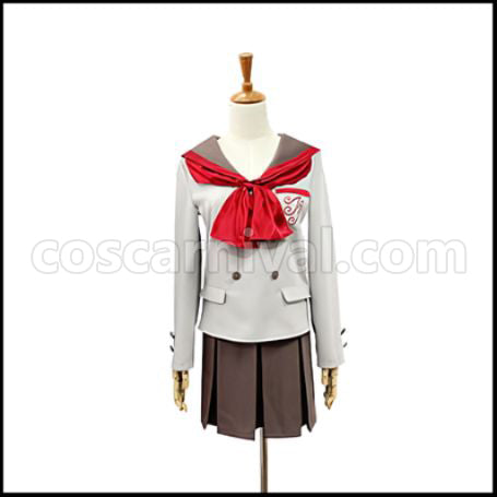 Sailor Moon Rei Hino Uniform Cosplay Costume coscarnival - Front View