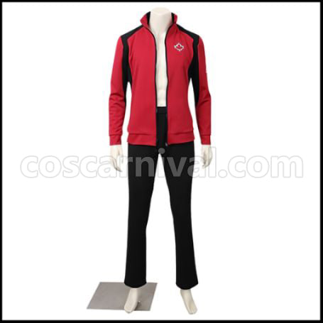 Yuri!!! on ICE Jean-Jacques Leroy Cosplay Costume coscarnival - Front View