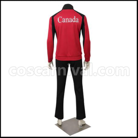 Yuri!!! on ICE Jean-Jacques Leroy Cosplay Costume coscarnival - Back View