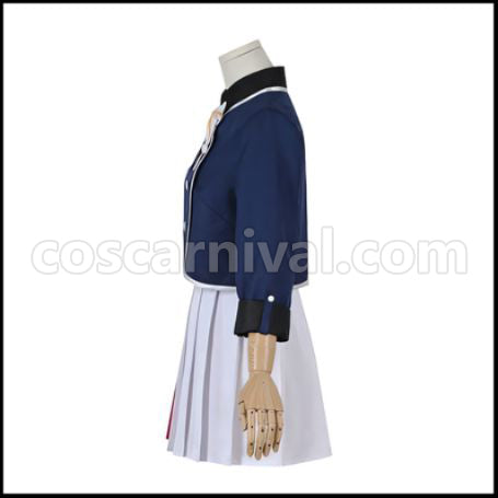 Love Live! liella Go!! Restart Six People Insert Song School Uniform Cosplay Costume coscarnival - Back View