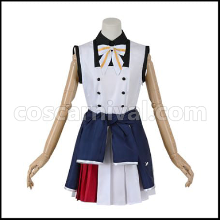 Love Live! liella Go!! Restart Six People Insert Song School Uniform Cosplay Costume coscarnival - Detail Close-up