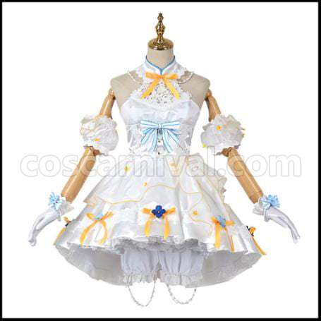 Love Live! liella Sumire Heianna Bride Cosplay Costume coscarnival - Front View