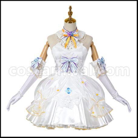 Love Live! liella Chisato Arashi Bride Cosplay Costume coscarnival - Front View