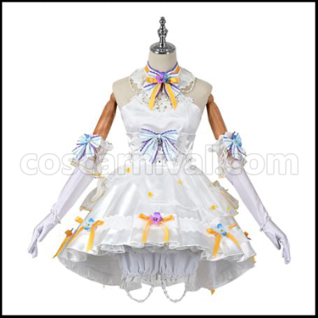 Love Live! liella Ren Hazuki Bride Cosplay Costume coscarnival - Front View