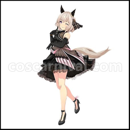 Uma Musume Pretty Derby Karen Chan New Moon's Cherry Cosplay Costume coscarnival - Front View