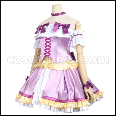 BanG Dream! Pastel Palettes Wakamiya Eve Cosplay Costume coscarnival - Back View