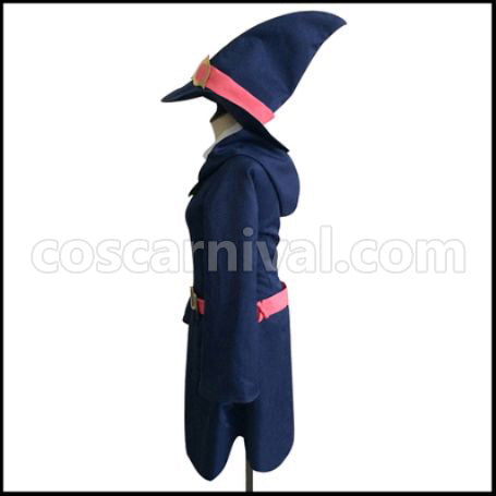 Little Witch Academia Atsuko Kagari Cosplay Costume coscarnival - Back View