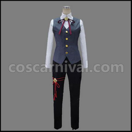 AMNESIA Waka (WAKA) Cosplay Costume coscarnival - Back View