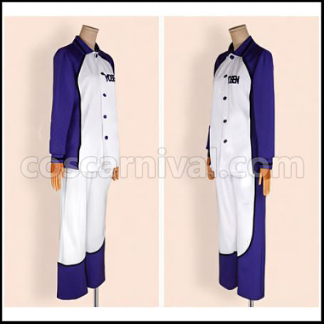 Kuroko's Basketball Yosen High School Sportswear Atsushi Murasakibara Cosplay Costume coscarnival - Back View