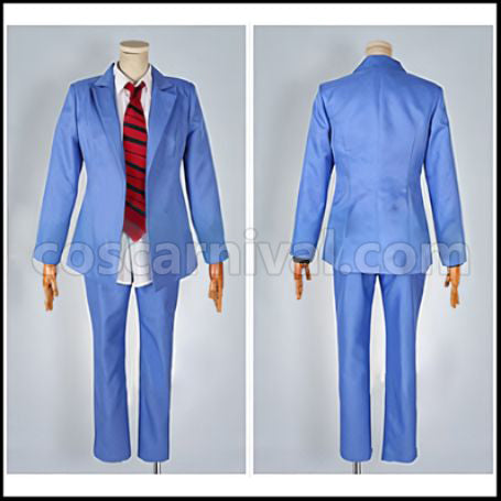 Kuroko's Basketball Kirisaki Daiichi High School Daiki Aomine Uniform Cosplay Costume coscarnival - Front View