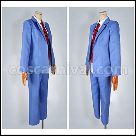 Kuroko's Basketball Kirisaki Daiichi High School Daiki Aomine Uniform Cosplay Costume coscarnival - Back View