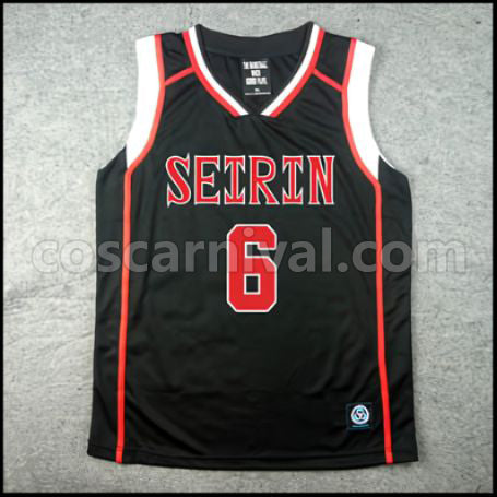 Kuroko's Basketball Seirin High School Shinji Koganei No. 6 Cosplay Costume coscarnival - Front View
