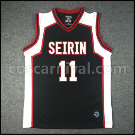Kuroko's Basketball Seirin High School No. 11 Tetsuya Kuroko Cosplay Costume coscarnival - Front View