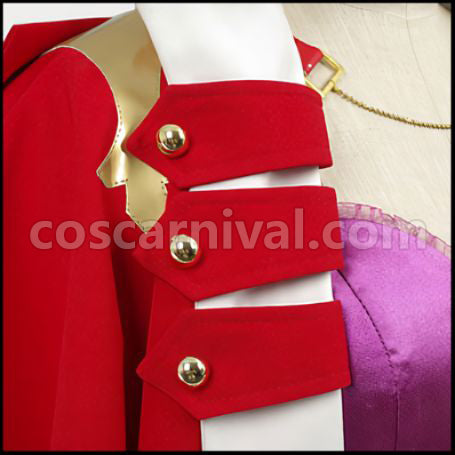 Macross F Movie Sheryl Nome Obelisk Outfit + Wig 2 Piece Set coscarnival - Color and Pattern