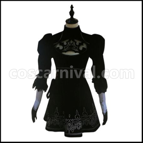 NieR:Automata YoRHa No.2 Type B Cosplay Costume coscarnival - Front View