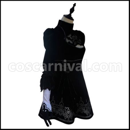 NieR:Automata YoRHa No.2 Type B Cosplay Costume coscarnival - Back View