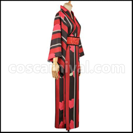 A3! Summer Festival Winter Group Arisugawa Homare Kimono Cosplay Costume coscarnival - Back View
