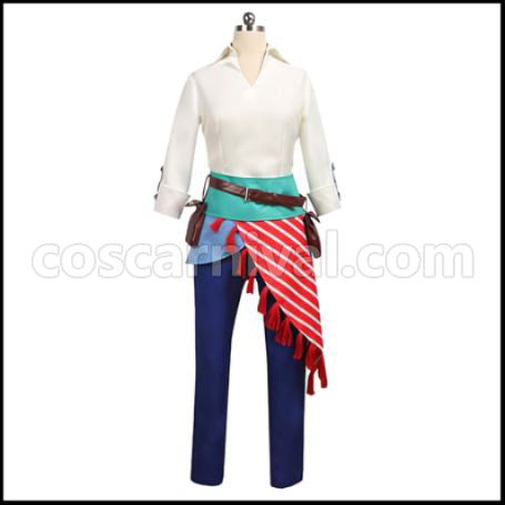 A3! Anchors Aweigh! Sky Pirates Sakisaka Muku Cosplay Costume coscarnival - Front View