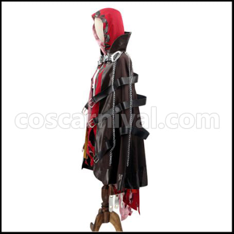 SINoALICE Violence Little Red Riding Hood Cosplay Costume Version 1 coscarnival - Back View