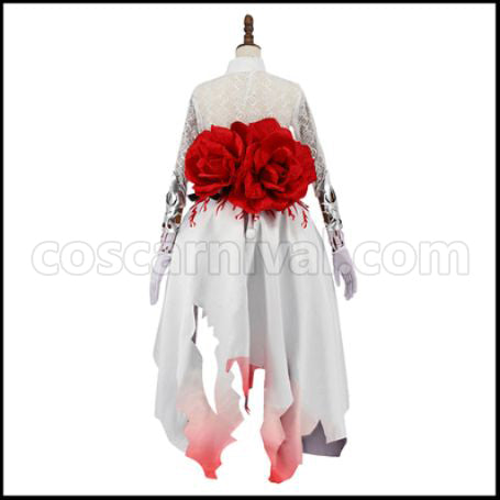 SINoALICE Justice Snow White Cosplay Costume Version 1 coscarnival - Side Profile