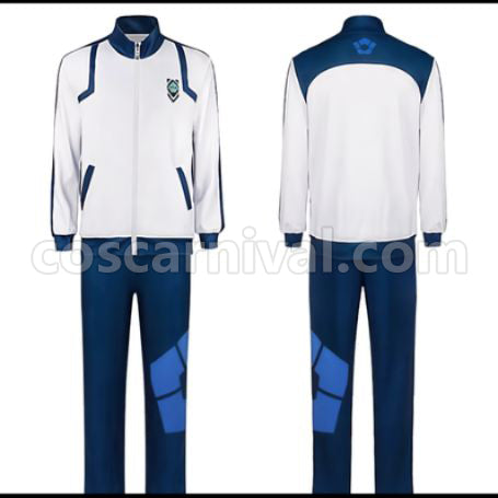 Blue Lock Oukage Reo Cosplay Costume Sports Wear coscarnival - Front View