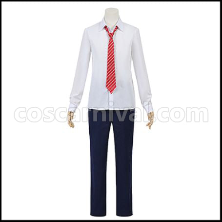 Tokyo Revengers Baji Keisuke Student Uniform Cosplay Costume coscarnival - Detail Close-up