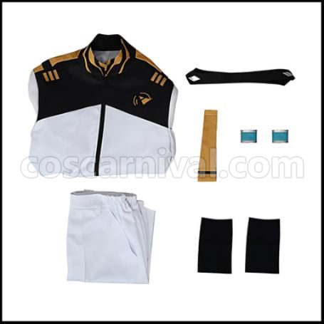 Mobile Suit Gundam: Witch from Mercury Suletta Mercury Cosplay Costume coscarnival - Cuff Style