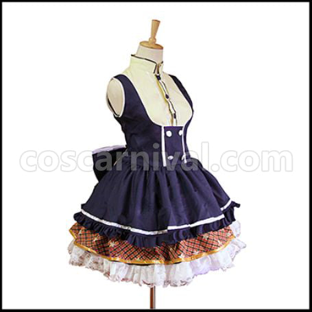 Love Live! UR November Apron Edition After Awakening Rin Hoshizora Cosplay Costume coscarnival - Back View