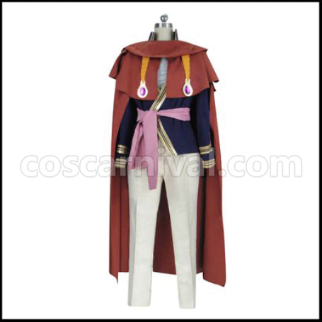 Black Clover Fuegoleon Vermillion Cosplay Costume coscarnival - Front View
