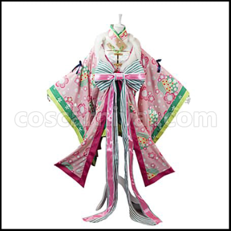 Love Live! SR New Year's Dress Edition Awakening After Kotori Minami Cosplay Costume coscarnival - Front View