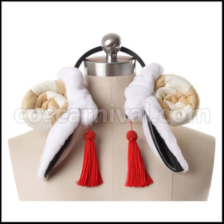 Love Live! Osechi Edition SR After Awakening Kotori Minami Sheep Horn Hair Ornament Cosplay Props coscarnival - Front View