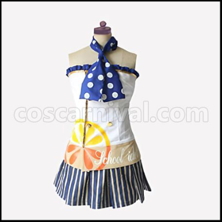 Love Live! School Idol Festival April Fruit Parlor Edition SR Umi Sonoda Cosplay Costume coscarnival - Front View