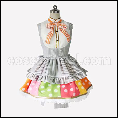 Love Live! SR November Apron Edition Awakening After Honoka Kosaka Cosplay Costume coscarnival - Front View