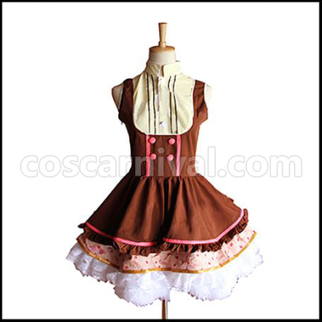 Love Live! SR November Apron Edition Awakening After Nico Yazawa Cosplay Costume coscarnival - Front View