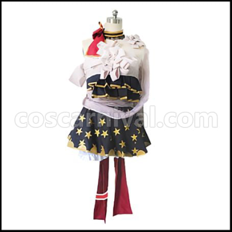 Love Live! SR Christmas Card Present is Me Nico Yazawa Cosplay Costume coscarnival - Front View