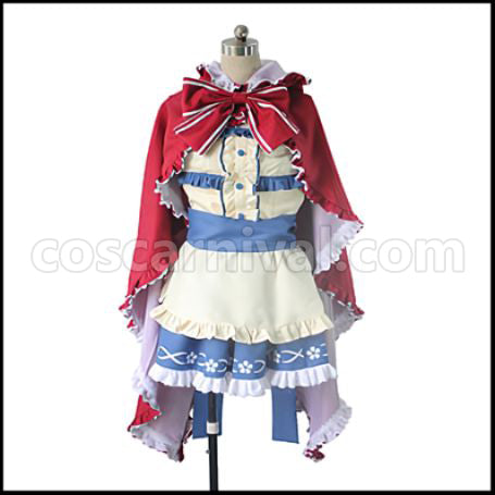 Love Live! SR May Edition Little Red Riding Hood Awakening After Fairy Tale Nico Yazawa Cosplay Costume coscarnival - Front View