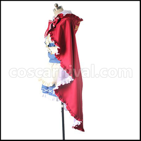 Little Red Riding Hood Cosplay Costume — back view